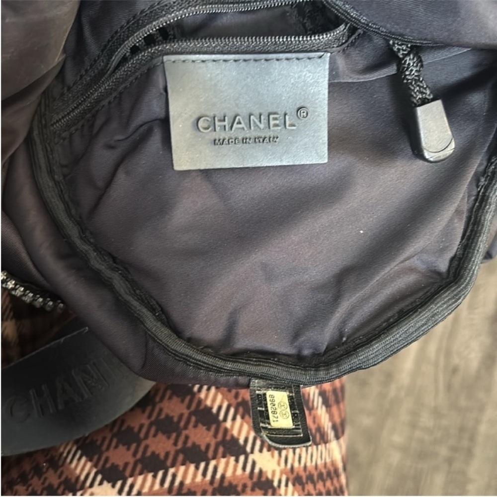 VINTAGE CHANEL Bag Chanel Sports Line Shoulder Bag Black - Picture 13 of 16